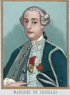 Marquess: Joaquin de Montserrat (1700-1771). Spanish viceroy. Portrait