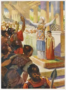 Dies: JOASH CROWNED KING
