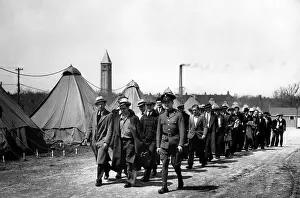 Unemployed: Job creation program: Recruits in Chicago, 1933