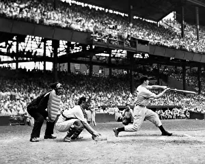 Dimaggio: Joe DiMaggio breaks the record for hitting ?