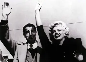 Dimaggio: Joe DiMaggio, Marilyn Monroe returning from ?