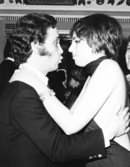 Caberet: Joel Gray greets Liza Minnelli at her opening at