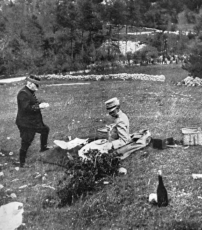 Alfresco: Joffre and the King of Italy