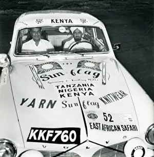 Bharat: Joginder Singh and Bharat Bhardwaj in their car
