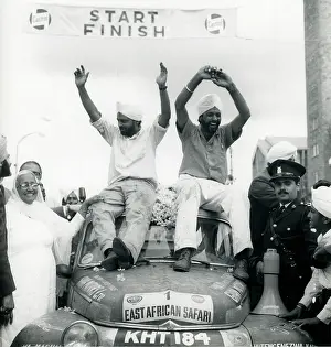 Athe: Joginder Singh and Jaswant Singh celebrating their
