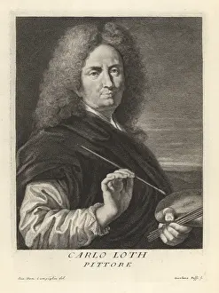 Paint Brush: Johann Carl Loth, German Baroque painter, 1632-1698