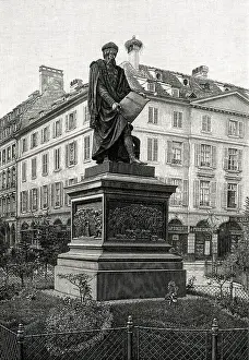 1468: JOHANN GUTENBERG/STATUE