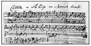 Cantata: Johann Sebastian Bach