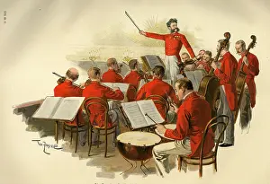 Theo: Johann Strauss conducting an orchestra