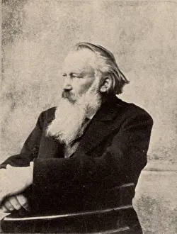 Halftone: Johannes Brahms (1833-1897) German composer