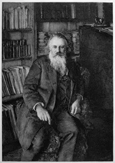 Bookshelves: Johannes Brahms, German composer