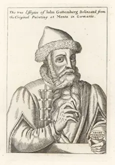 Mentz: Johannes Gutenberg, German inventor and printer