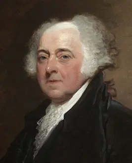Federalist: JOHN ADAMS, by Gilbert Stuart, c. 1800-1815