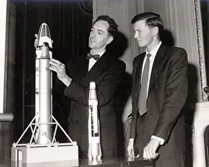 Graduates: John Allen, left, of the Avro Weapons Research Division
