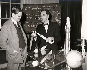 Graduates: John Allen, right, of the Avro Weapons Research Division