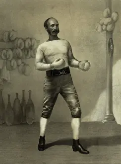 C1870: John B. Bailey, professor of sparring and gymnastics