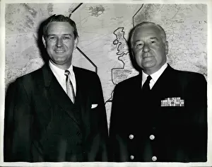 Subs: John B Connally and Admiral Smith at press conference