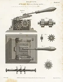 Farey: John Bramah's banknote printing press