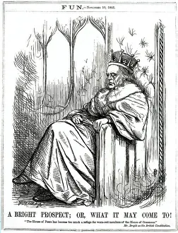 Criticised: JOHN BRIGHT AS A LORD