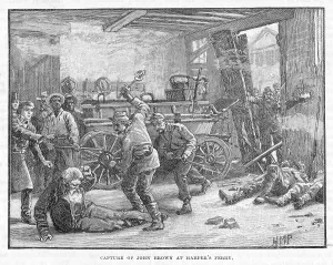 Harper: John Brown - American abolitionist - captured