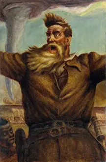 Representational: JOHN BROWN, by John Steuart Curry, 1939, American
