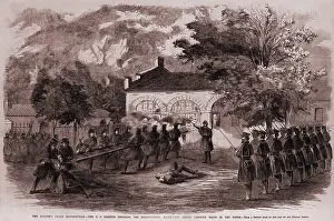 Abolitionists: John Brown's insurrection. While under ?