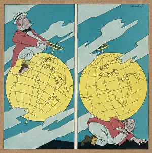 Imperialist: JOHN BULL ON THE GLOBE
