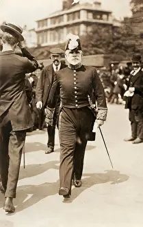 Striding: John Burns at Royal Levee, St James's Palace
