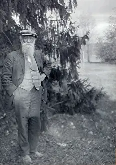C1914: John Burroughs, author and naturalist, full-length portrait