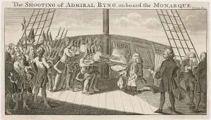 Cowardice: JOHN BYNG EXECUTED