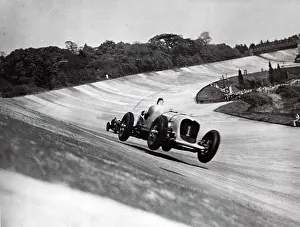 John Cobb in the 24-litre Napier-Railton