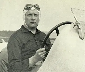 Cobb: John Cobb, driver, in a Napier-Railton