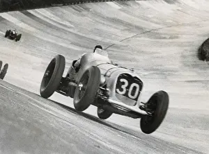 John Cobb in his Napier Railton