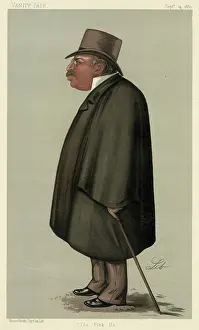 Maidstone: John Corlett, caricature by Lib in Vanity Fair