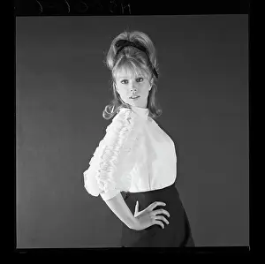 Chiffon: John Craig - White Chiffon Blouse - Pattie Boyd