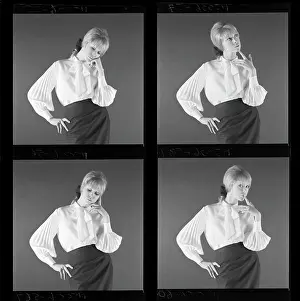 Chiffon: John Craig - White Chiffon Blouse - Pattie Boyd