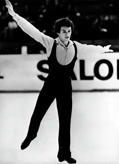Curry: John Curry during a figure skating competition