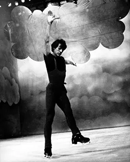 Curry: John Curry during a figure skating competition