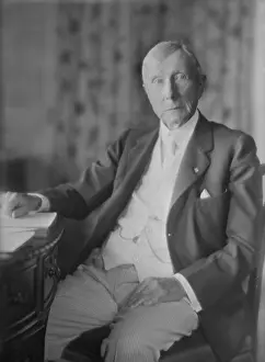 Billionaire: John D. Rockefeller, in a 1918 portrait by
