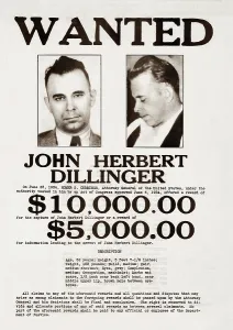 Enforcement: A John Dillinger wanted poster