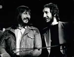 Townshend: John Entwistle and Peter Townshend of The Who pop group