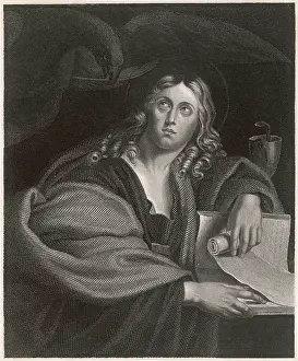 Interesting: JOHN EVANGELIST WRITING
