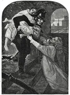 Rescues: John Everett Millais, The Rescue