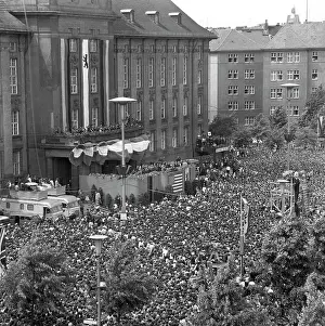 Fahne: John F. Kennedy 1963 in Berlin