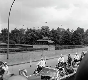 Fahne: John F. Kennedy 1963 in Berlin