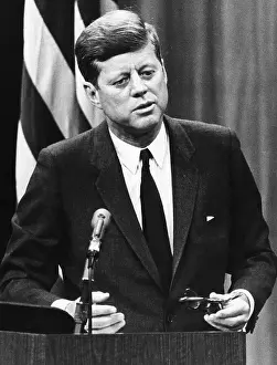 Admits: John F. Kennedy, admits the possibility ?