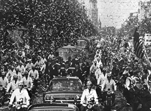 Fahne: John F. Kennedy in FRG
