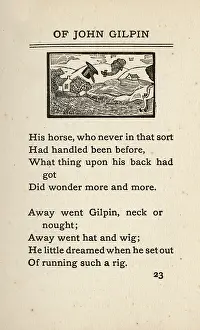 Cowper: John Gilpin loses his hat and wig