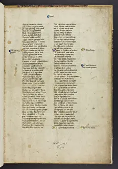 Recto: John Gower, Confessio Amantis (Fragments)