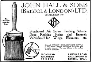 Dopes: John Hall & Sons: Airscrew Finishing